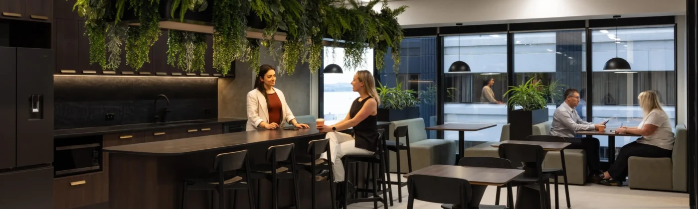 office dining area built and designed By Edge Interiors