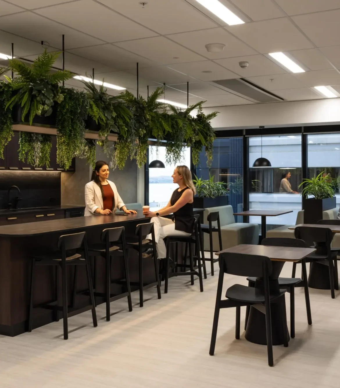 office dining area built and designed By Edge Interiors