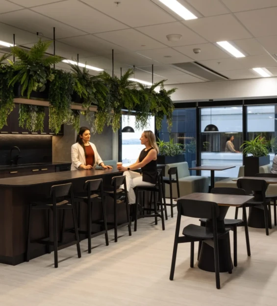 office dining area built and designed By Edge Interiors