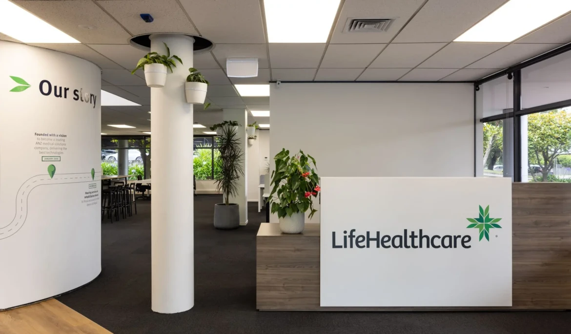 Life Healthcare office design and build by edge interiors