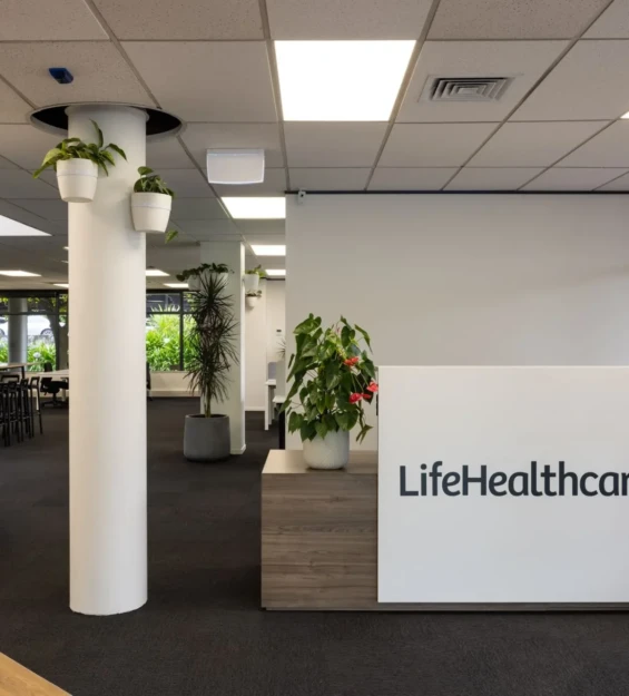 Life Healthcare office design and build by edge interiors